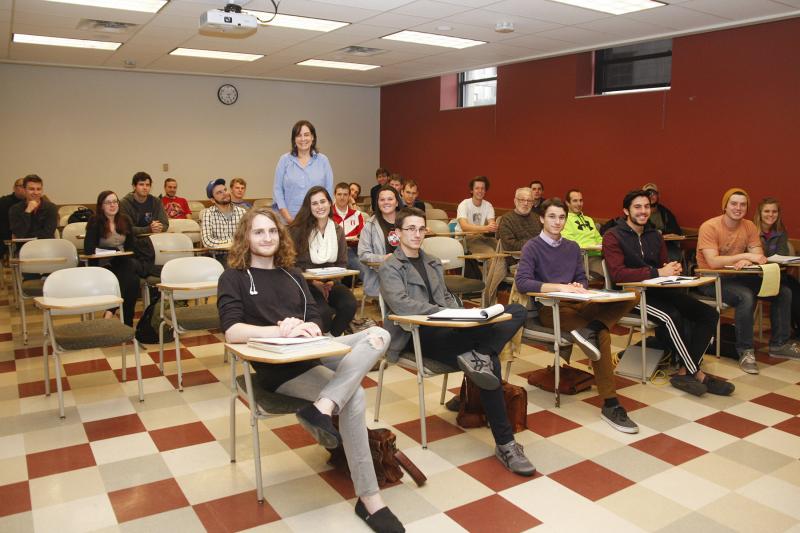 Professor Shabel with her students Professor Shabel with her students